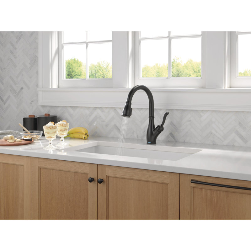 Robinet de cuisine L2 Touch2O avec technologie sans contact, Noir mat