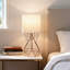 Lampe de table 22,8 po avec cristal