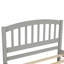 Structure de lit plateforme simple avec lit gigogne-1518200136