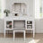 Laneah Makeup Vanity Desk with Adjustable Mirror, Drawers & Stool