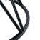 Modern Industrial Dining Table with Marble Patterned Top