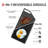 Gasland Chef 30" 5 Burners Gas Cooktop with Reversible Cast Iron Grill/Griddle, NG/LPG Convertible