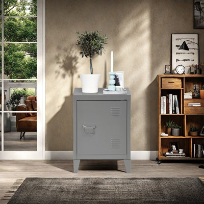 Stonyford Steel 1 - Door Rectangle Accent Cabinet