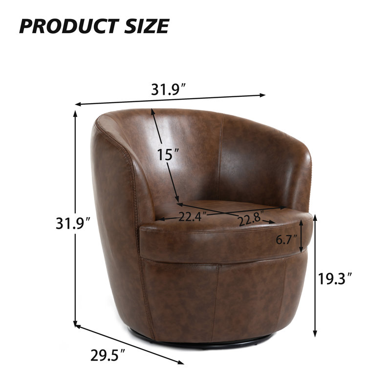 Fauteuil d'appoint Aunna, Café