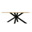 Metal Base Dining Table