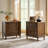 Elfine Coastal Traditional 3-Drawer Curved End Table with Pull-out Shelf and Simple Assembly and Charging Station-282496733