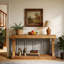 120cm Solid Wood Console Table-633870771