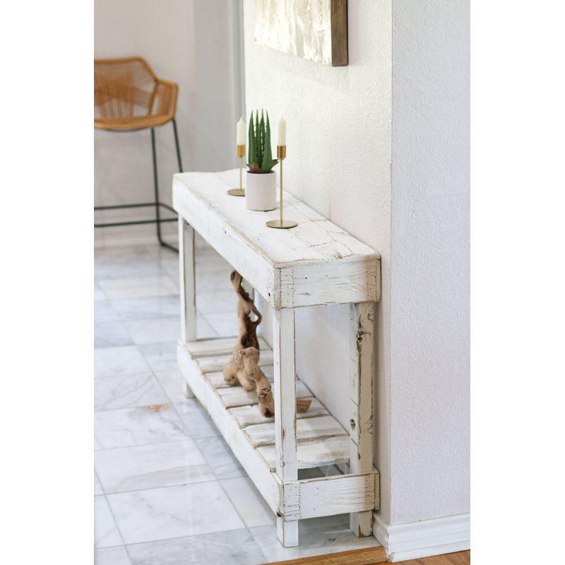 Wendie 46'' Solid Wood Console Table