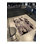 Black Themed Abstract Patterned Modern Decorative Washable Rug