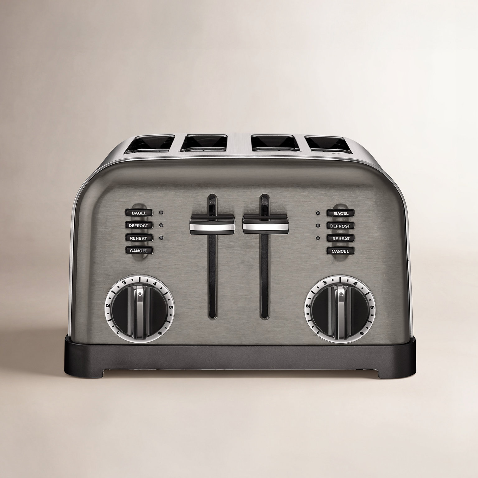 Cuisinart 4-Slice Toaster, Black/Stainless