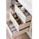 Meuble-lavabo double l 60 po Sarin
