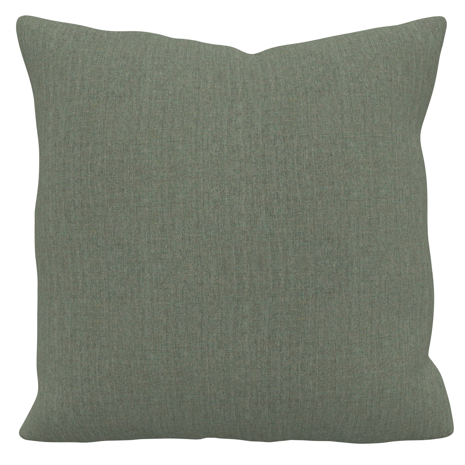 Sunbrella® Throw Pillow, Square 24", Sunbrella® Cast Sage