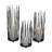 3 Piece Iron Votive Holder Set
