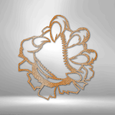 Décoration murale en métal découpée au laser avec griffes en forme de boule découpée au laser pour la maison et le bureau, disponible en plusieurs tailles et couleurs