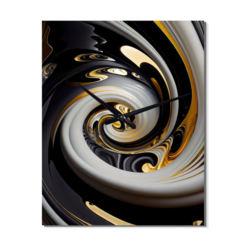 Inniyan - Horloge murale moderne, H 32 po x l 24 po x P 1 po