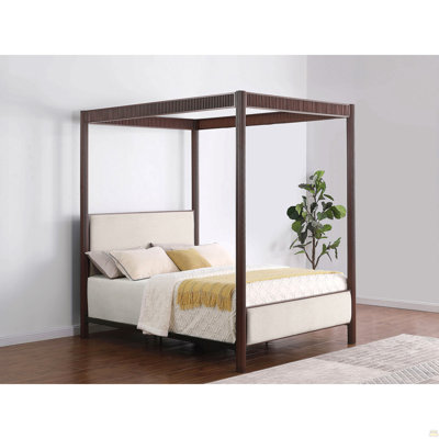 Metal Eastern King Canopy Bed
