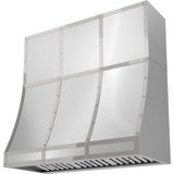 Designer Duct Cover For Zephyr Forte Wall Custom Hood In Stainless Steel