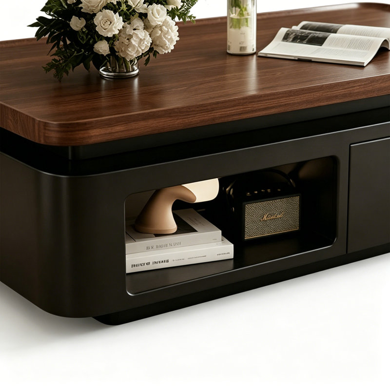 Cantero, H 17,71 po x L 47,24 po x l 23,62 po, Noir