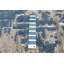 Tapis bleu Tangier 2 pi 10 po x 5 pi 0 po