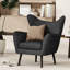 Fauteuil, fauteuil rembourré pour espace intérieur, fauteuil simple de salon