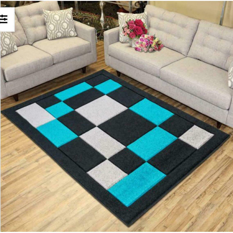 Yermolayeva Plaid Area Rug, Rectangle 120 x 170cm