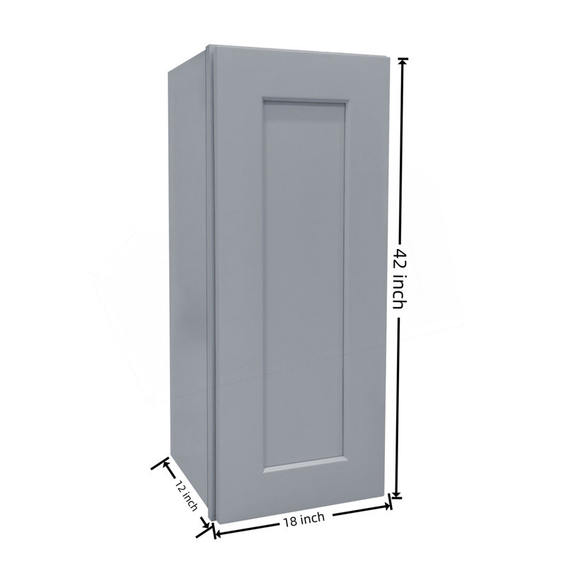 Armoire murale à 3 portes avec l 18 po x P 12 po x H 42 po, H 42,05 po x l 18,05 po x P 12,05 po
