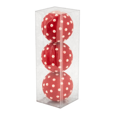 3.9'' Geometric Polyfoam Annual Ornament Ball Ornament
