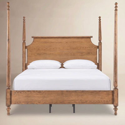 Country Living Four Poster Oak Bed