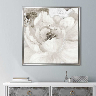 " Light Gray Flowers I " by Lanie Loreth