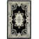 Tapis noir Aubusson