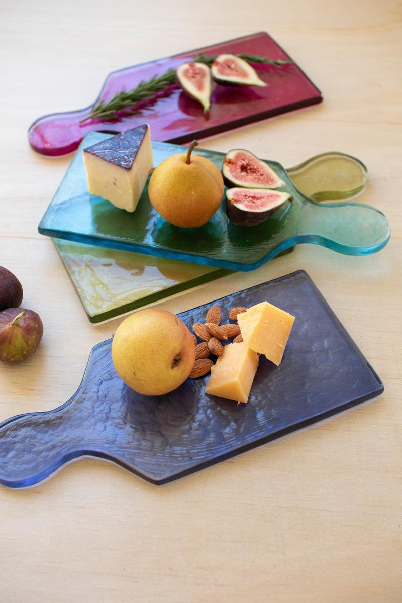 Glass Cheese Board