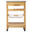 Chariot de cuisine en granit avec tiroir utilitaire et panier Macy-128495254-38674089