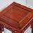 Solid wood plant support carved smooth and stable
