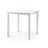 3-Piece Dining Table Set, 2 Classic Style Solid Wood Warm Chairs with Square Dining Table, Kitchen Room Set, Gray Fabric-202675475