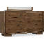 Commode à six tiroirs Boka en bois d'acacia à Impala