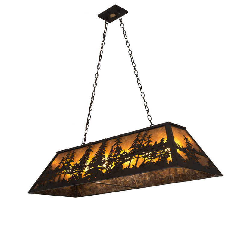Doby 6 - Light Pendant, 43" H x 48" W x 17" D, Oil Rubbed Bronze