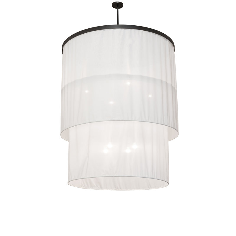 Luminaire suspendu cylindrique à 8 lumières Cilindro