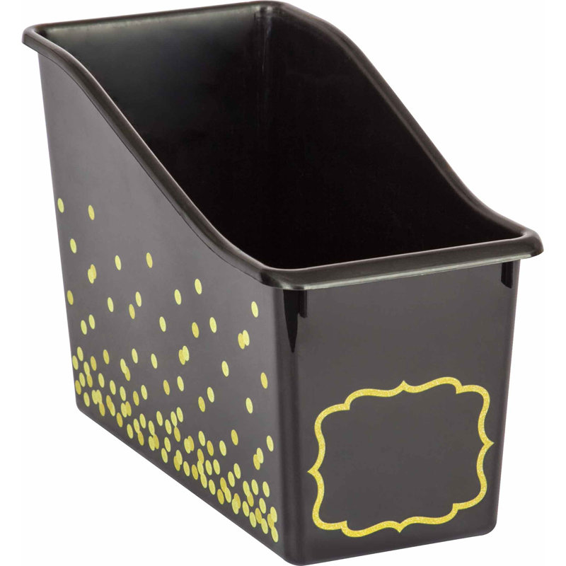Ensemble de bacs à confettis en plastique, Noir