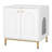 Cat Litter Box Enclosure with Arched Entrance, Hidden Litter Box Furniture, Wooden Pet House Side End Table, Storage Cabinet Bench, Fit Most Cat and Litter Box, Living Room, Bedroom，White-2026294818-2025505737