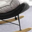 Chaise berçante élégante Metaxia Art