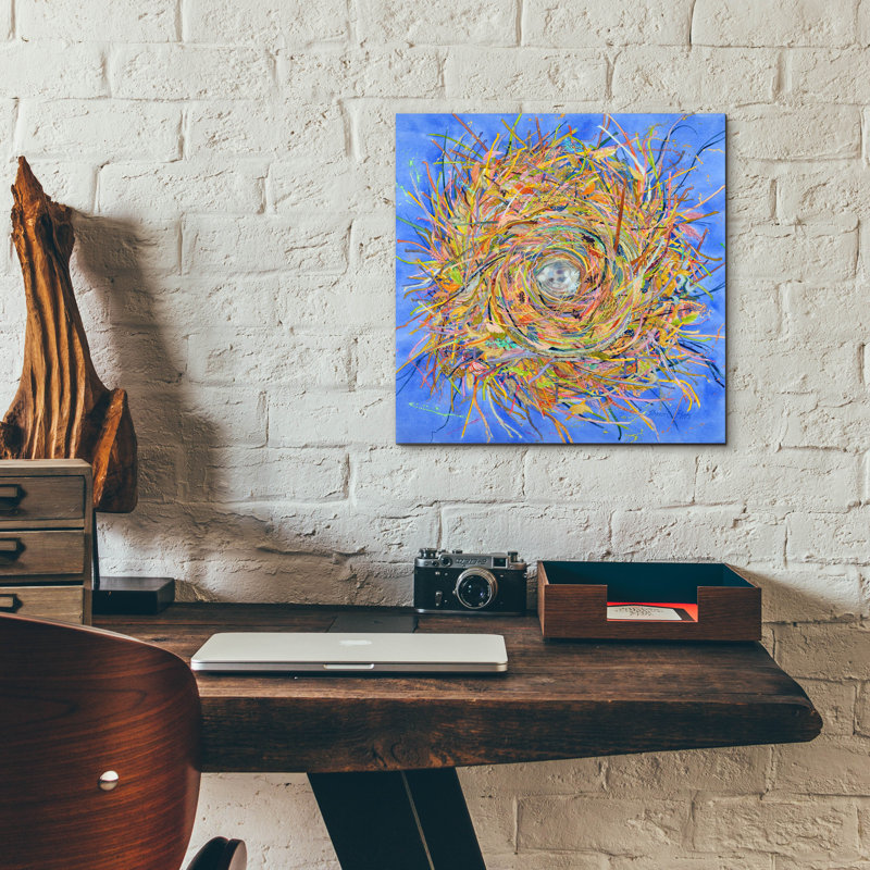 «Nest III-Vortex» par Sharon Pitts, H 12 po x l 12 po x P 0,13 po
