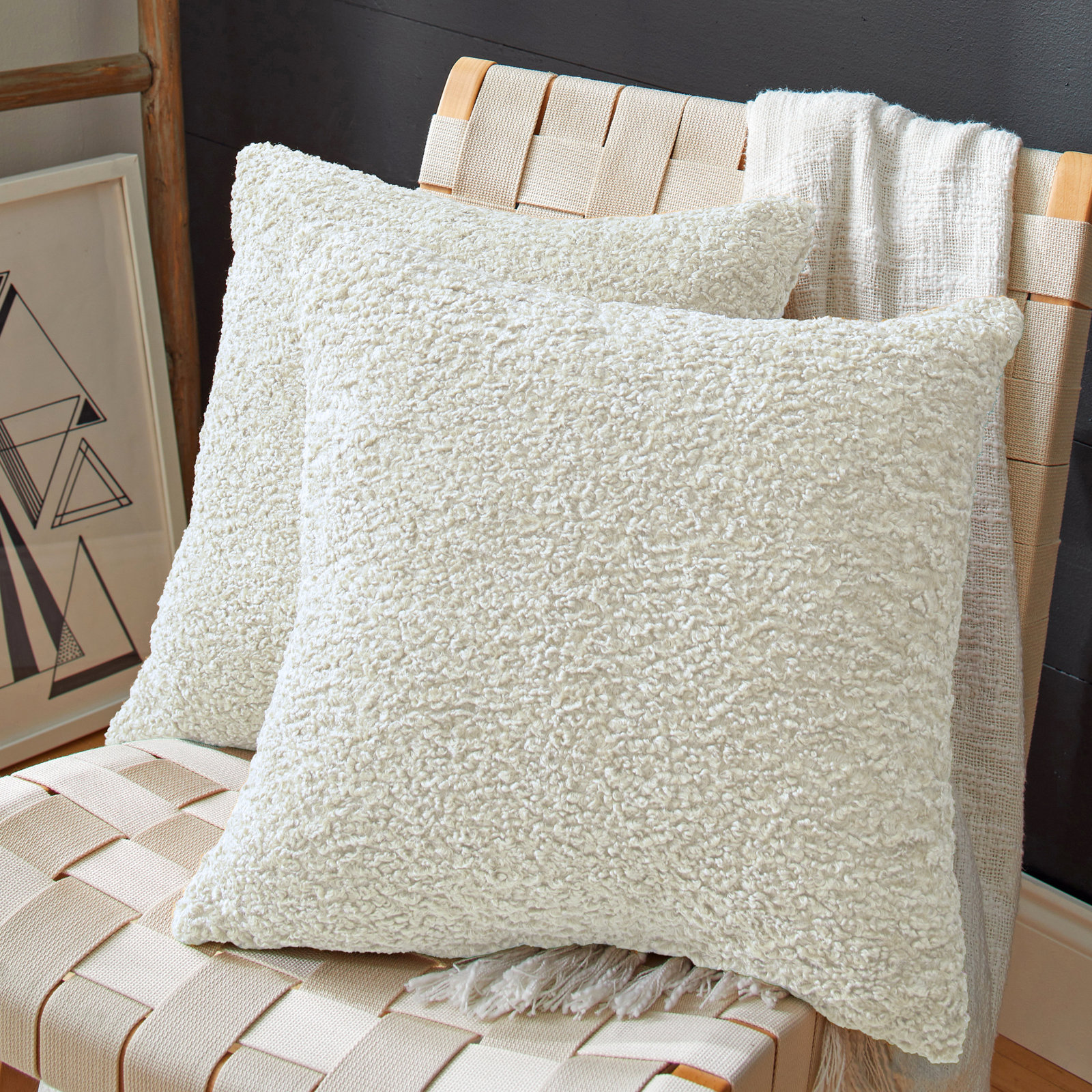 Zandra Throw Pillow, 6"  x 18" , Zazzle Quartz