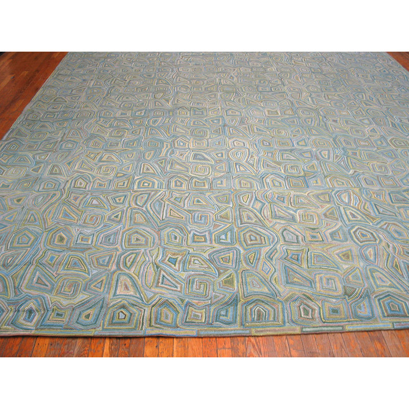 Flatweave Wool Abstract Indoor Rug