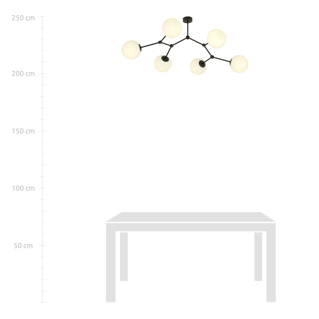 6-Light Sputnik Chandelier