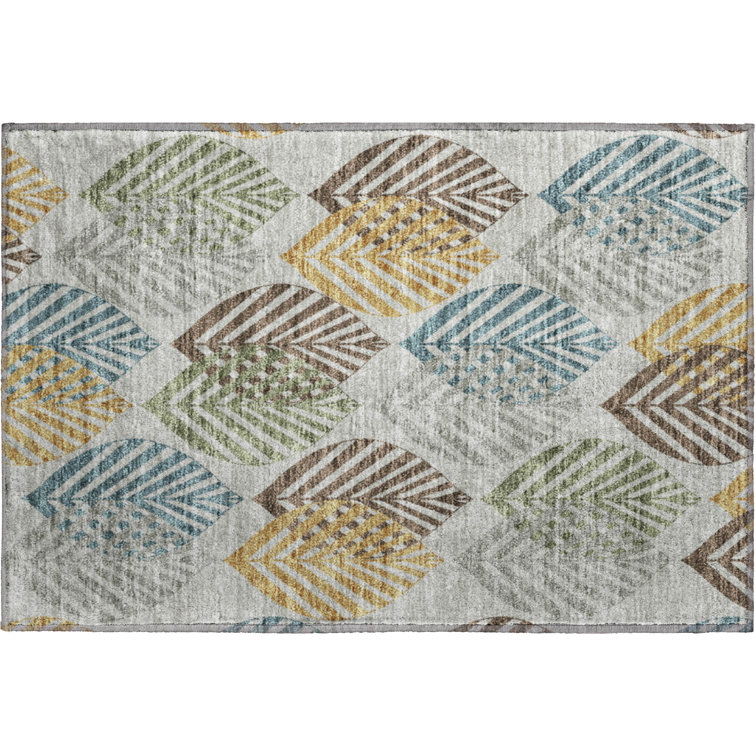 Premium Machine Washable Prisco Gray Rug