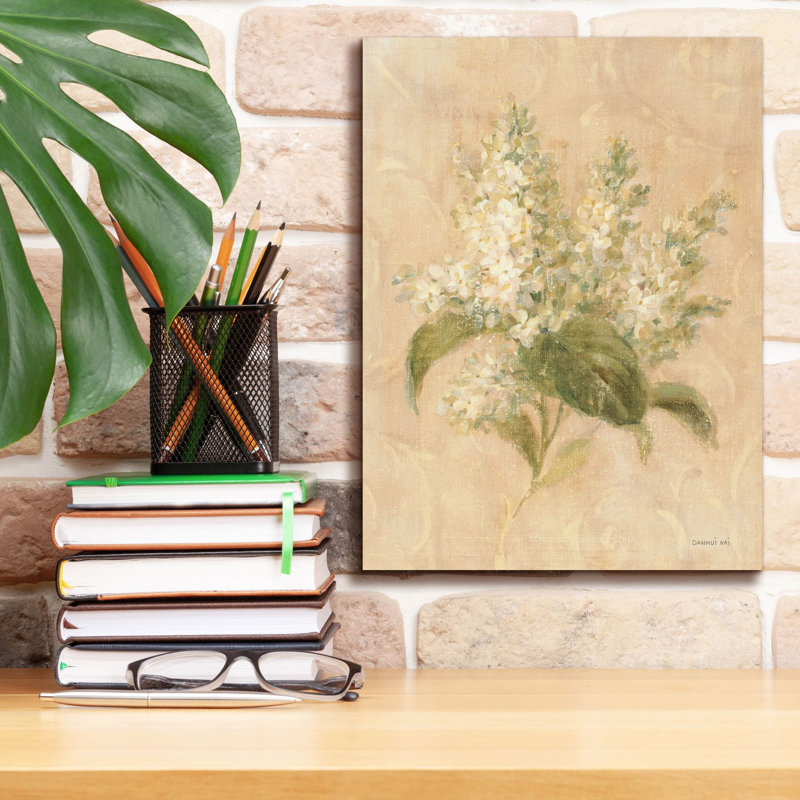 Art mural sur toile  «Sc Parfum Floral 2» par Danhui Nai, H 16 po x l 12 po