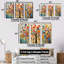 Arbre abstrait coloré 3 - Art mural africain-2124436548-2124436556