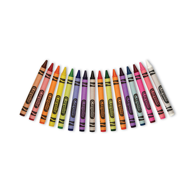 Basics Crayones - 16 colores surtidos, paquete de 25