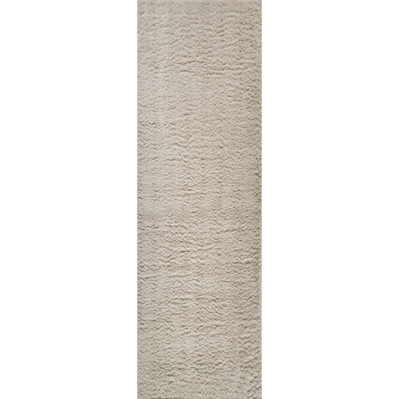Hargo Power Loom Shag Area Rug, Rectangle 2'6" x 8'