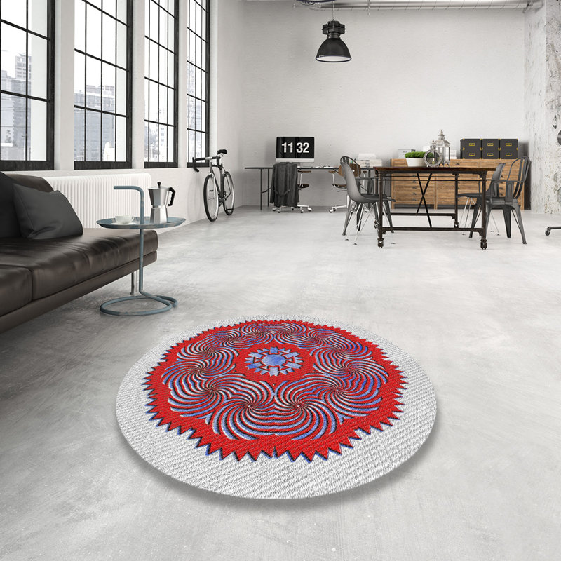 Indoor Rug, Round 3'